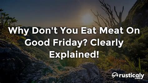 can you eat meat on good friday